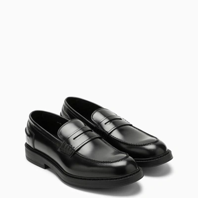 Shop Doucal's Moccasins In Black