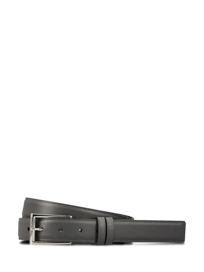 Shop Gucci Belts In Gray