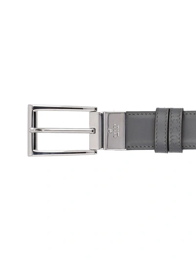 Shop Gucci Belts In Gray