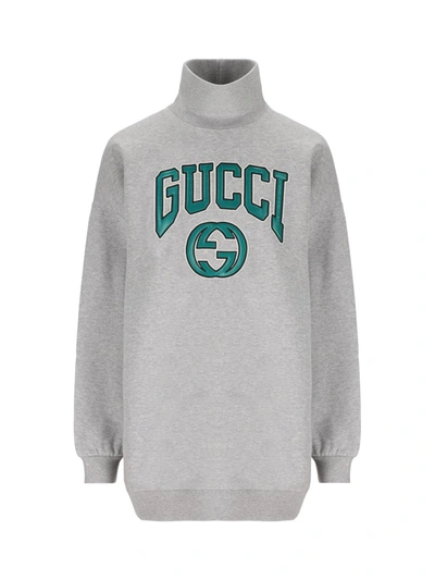 Shop Gucci Jerseys In Gray Melange
