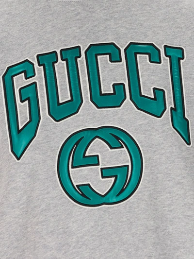 Shop Gucci Jerseys In Gray Melange