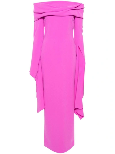 Shop Solace London Arden Maxi Dress In Pink