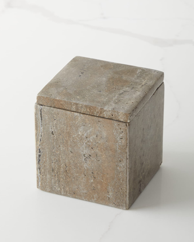 Pigeon & Poodle Bowen Large Canister, Gray In Gray