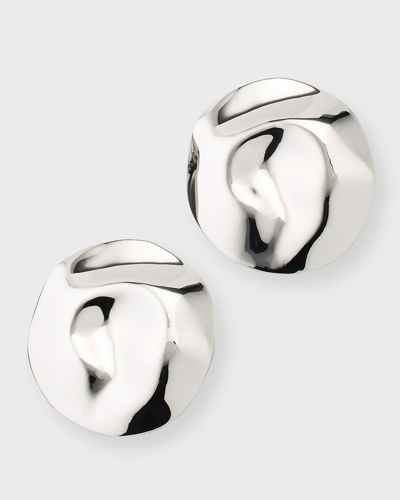 Shop Alexander Mcqueen Beam Stud Earrings In Ant Silver