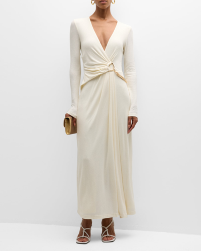 Shop Acler Ascot Gown In Ivory