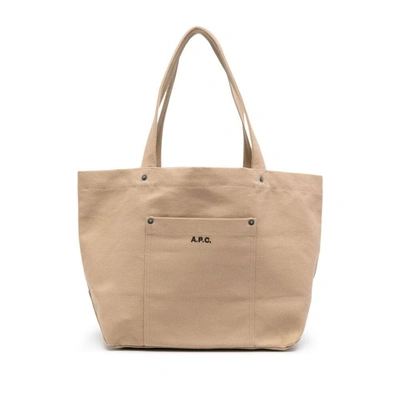 Shop Apc A.p.c. Bum Bags In Neutrals