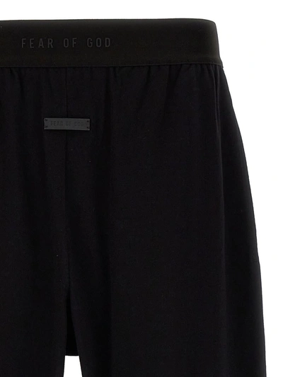 Shop Fear Of God 'lounge' Joggers In Black