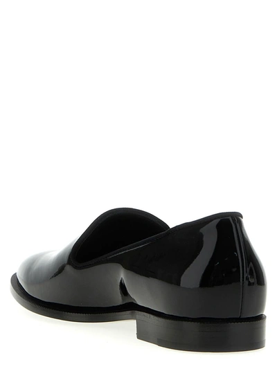 Shop Giuseppe Zanotti 'gatien' Loafers In Black
