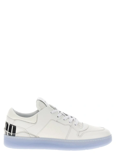Shop Jimmy Choo 'florence' Sneakers In White