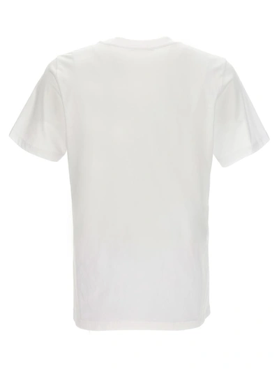 Shop Marni Logo Embroidery T-shirt In White