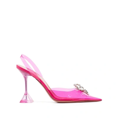 Shop Amina Muaddi Shoes In Pink