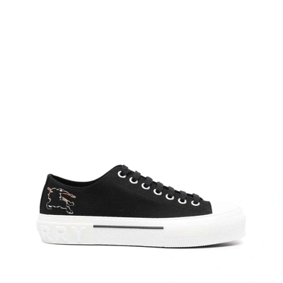 Shop Burberry Shoes In Black/white