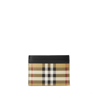 Shop Burberry Small Leather Goods In Brown/black