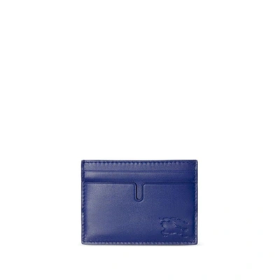 Shop Burberry Small Leather Goods In Blue