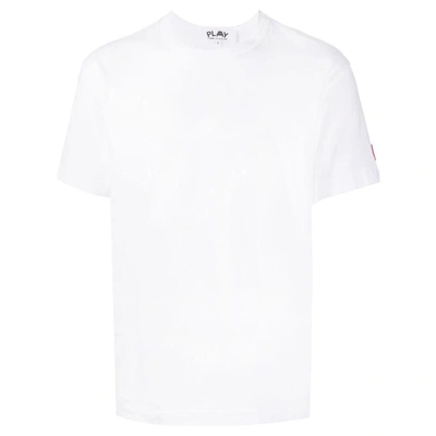 Shop Comme Des Garçons Play T-shirts In White