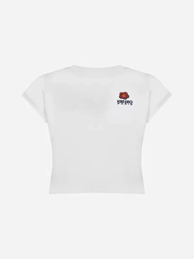 Shop Kenzo Boke Patch Cotton T-shirt In White