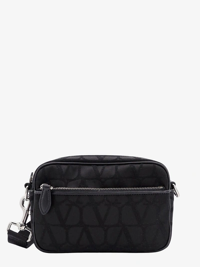 Shop Valentino Shoulder Bag In Black