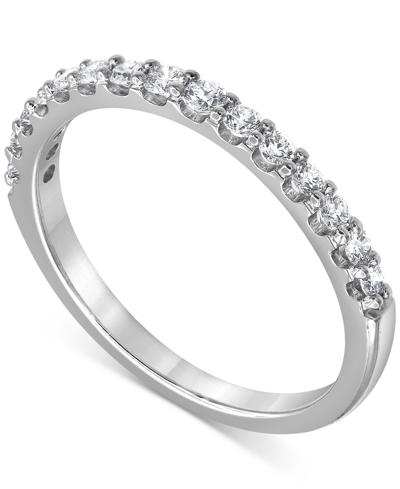Macy's Diamond Halo Three Piece Bridal Set (3 Ct. T.w.) In 14k White Gold In White Gold