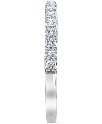Macy's Diamond Halo Three Piece Bridal Set (3 Ct. T.w.) In 14k White Gold In White Gold
