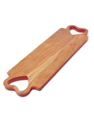 Shop The Cellar Valentine's Day Heart Handle Wood Board, Created For Macy's In  Valentines Day Heart Handle W