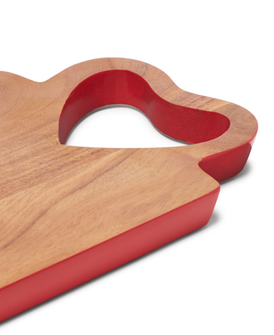Shop The Cellar Valentine's Day Heart Handle Wood Board, Created For Macy's In  Valentines Day Heart Handle W