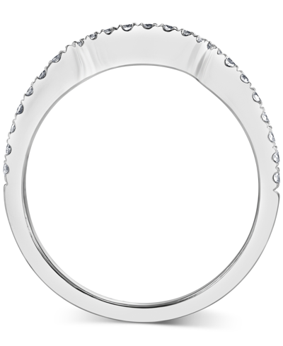 Macy's Diamond Princess Double Halo Bridal Set (1-1/2 Ct. T.w.) In 14k White Gold In White Gold