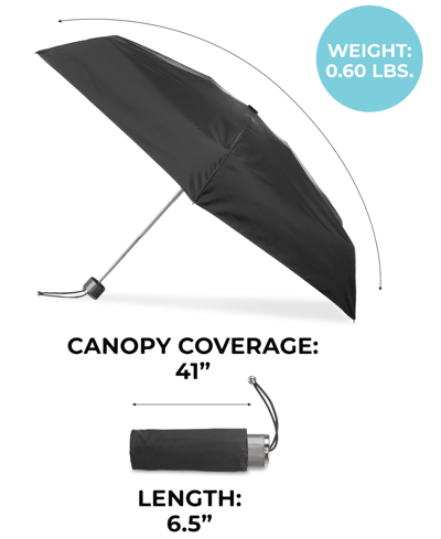 Shop Totes Titan Mini Umbrella In Black,white