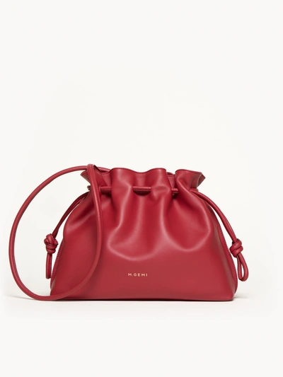 Shop M. Gemi The Sarita Handbag In Dark Red