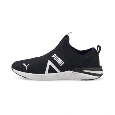 Puma Better Foam Prowl Slip-on Sneaker In Black- White