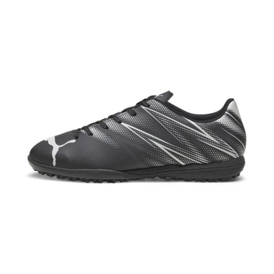 Shop Puma Attacanto Tt Men's Soccer Cleats Shoes In Black-silver Mist