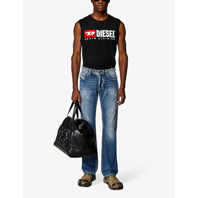 Shop Diesel Men's 1 Larkee 1985 Straight-leg Stretch-denim Jeans