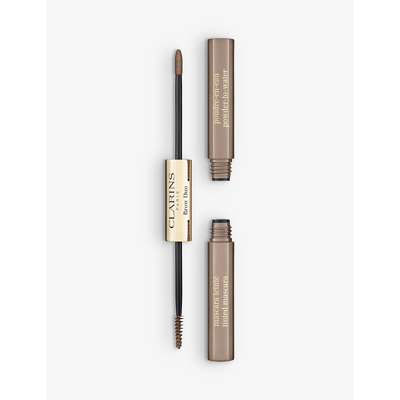 Shop Clarins 01 Tawny Blond Brow Duo 2.8g