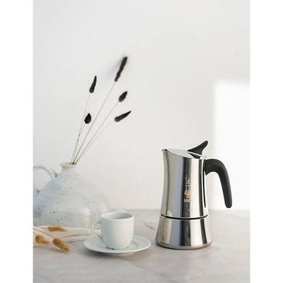 Shop Bialetti Silver Moon Exclusive Four-cup Stainless-steel Coffee Maker