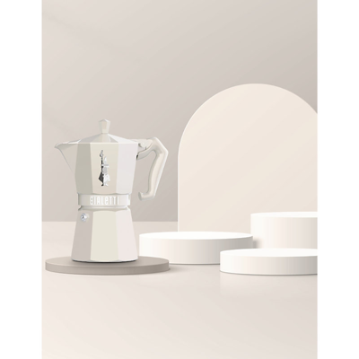 Bialetti Cream Moka Express Exclusive Six-cup Aluminium Espresso Maker In Cream