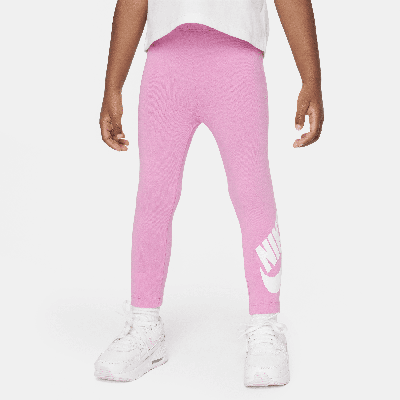 Shop Nike Sportswear Leg-a-see Toddler Leggings In Pink