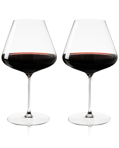 Shop Spiegelau Definition 34oz Burgundy Glass (set Of 2) In Clear