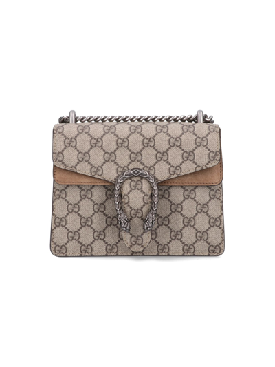 Shop Gucci Mini Bag 'dionysus' In Beige