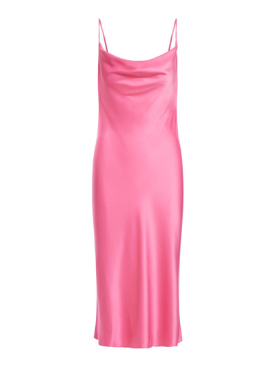 Shop Stella Mccartney Strapped Midi Dress In Pink