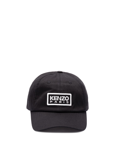 Shop Kenzo Cap In Black  