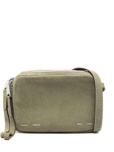 Shop Proenza Schouler White Label Watts Suede Camera Bag In Green