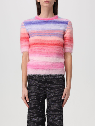 Shop Missoni Sweatshirt  Woman Color Fuchsia