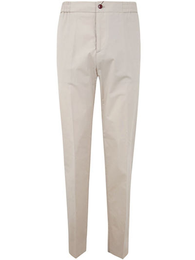 Shop Etro Straight Leg Tailored Trousers In White