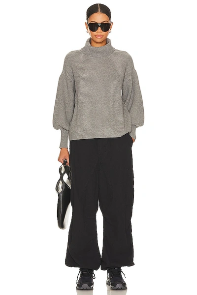 Shop Superdown Frankie Knit Sweater In Grey