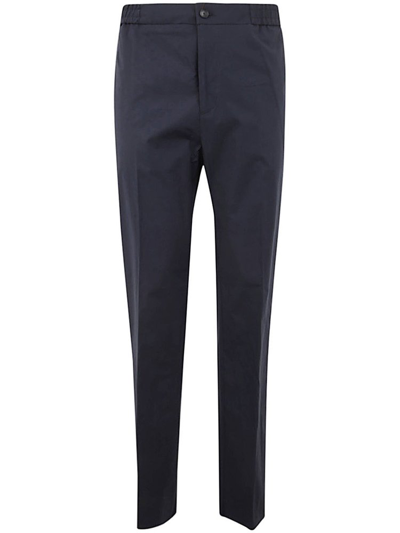 Shop Etro Straight Leg Tailored Trousers In Blue