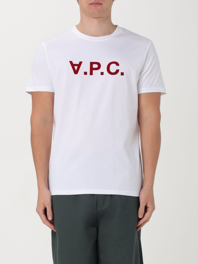 Shop Apc T-shirt A.p.c. Men Color White