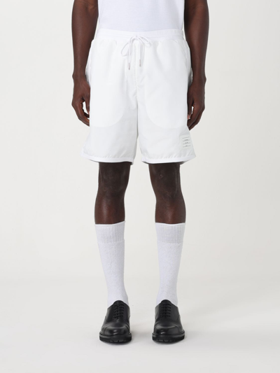 Shop Thom Browne Mesh Shorts In White