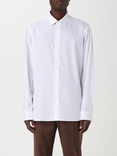 Shop Burberry Shirt  Men Color White