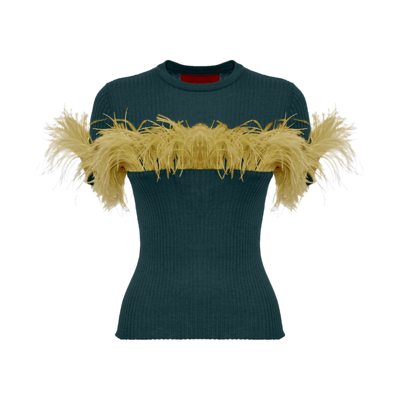 La Doublej High Kick Tee In Verde Lago In Green