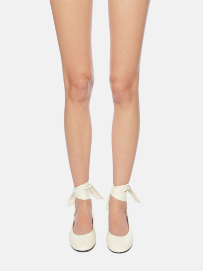 Shop Attico ''cloe'' White Ballerina