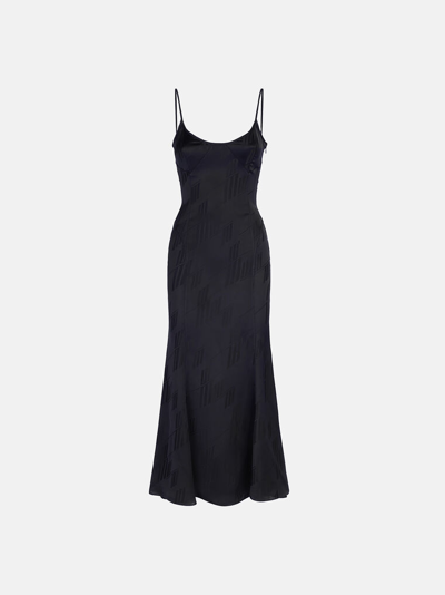 Shop Attico The  Dresses Gend - Black Midi Dress Black Main Fabric: 100% Viscose